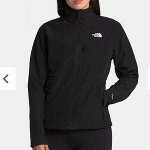 BRAND NEW. THE NORTH FACE BLAVK WOMENS LARGE APEX BIONIC 2 JACKET.